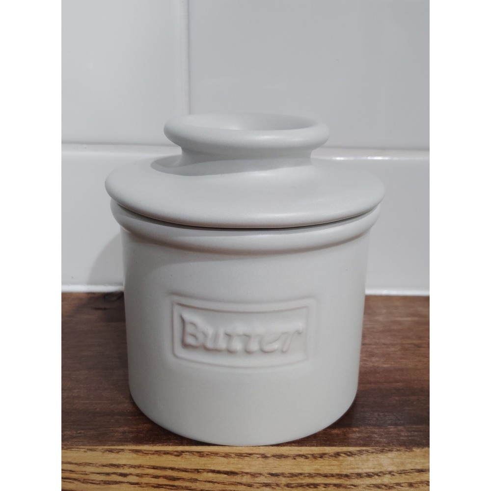 The Original Butter Bell Crock Tremain Embossed Butter French Beurre